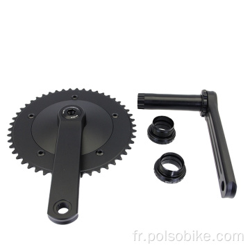 Chaîne de chaîne 48T / 49T / 50T / 51T pour 700c Fixie Bike Crankset